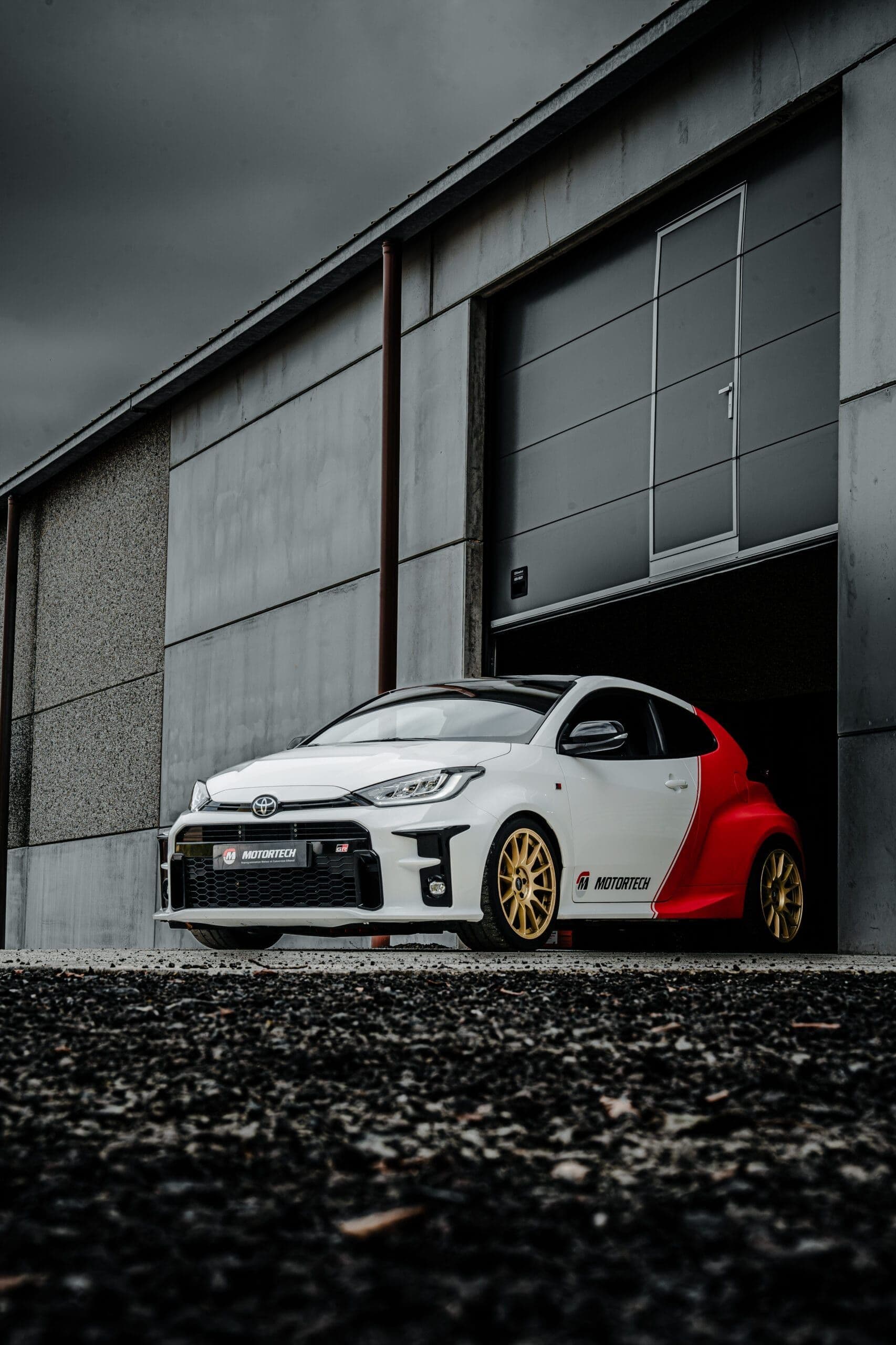 Brand photography Luxembourg: Toyota GR Yaris Motortech exterior shoot