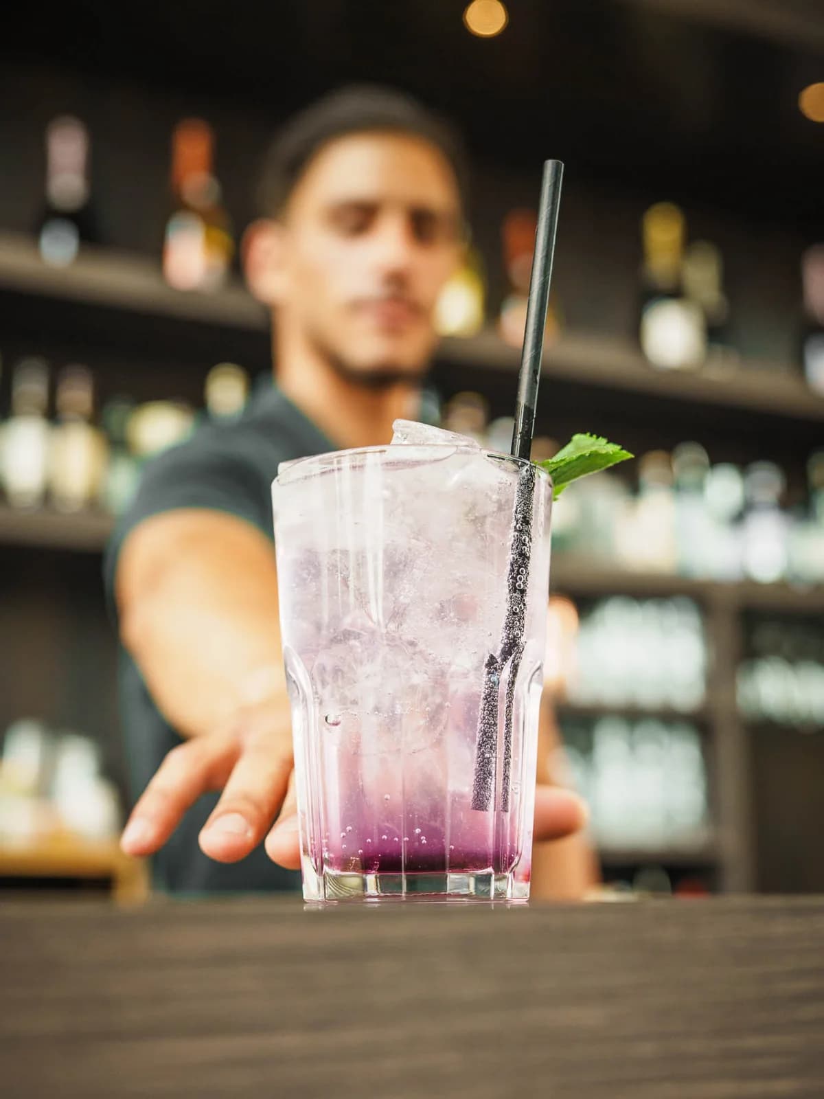 Brasserie S — A cocktail finished behind the bar