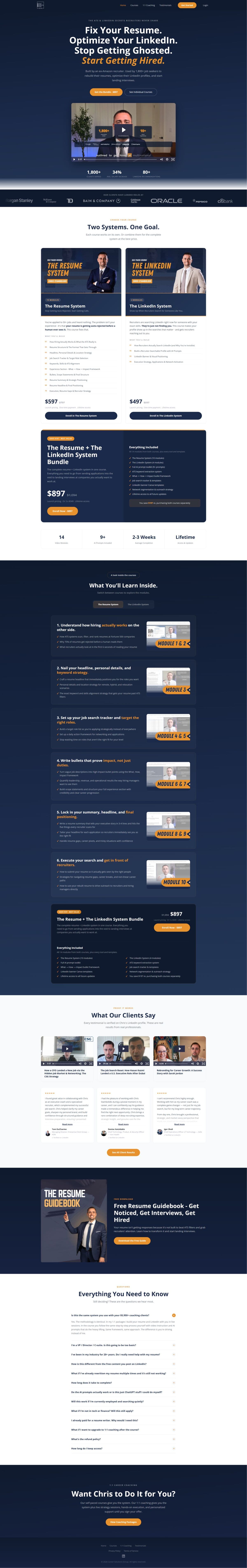 Career Solutions Group course platform by SHINE