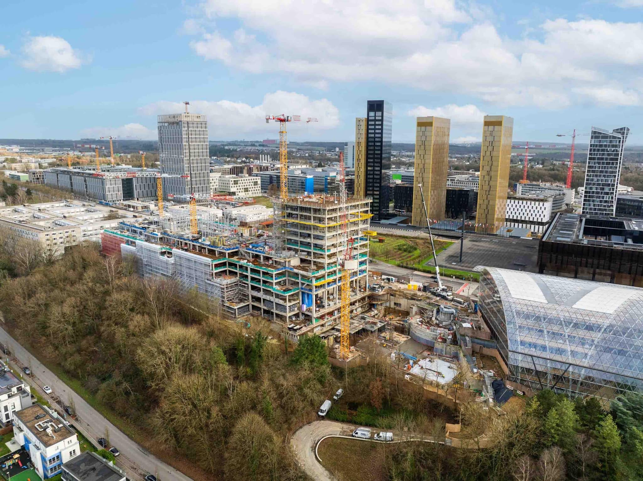 European Investment Bank — Construction Site Evolution