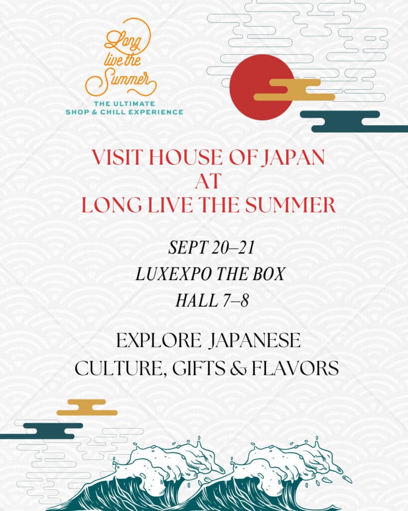 Long Live the Summer flyer — House of Japan at Luxexpo The Box, Sept 20–21