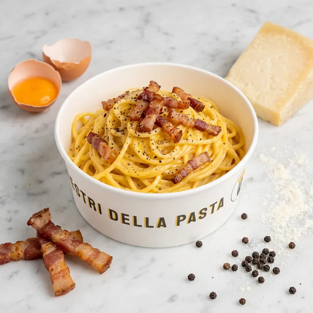Spaghetti alla Carbonara — Maestri della Pasta signature dish