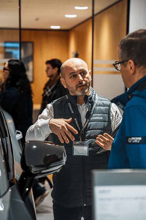 Autopolis event — crowd and cars