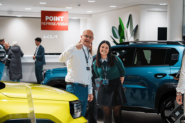 Autopolis event — showroom atmosphere