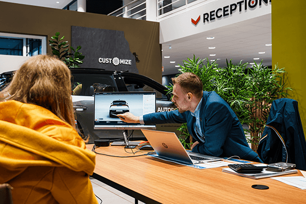 Autopolis event — showroom view