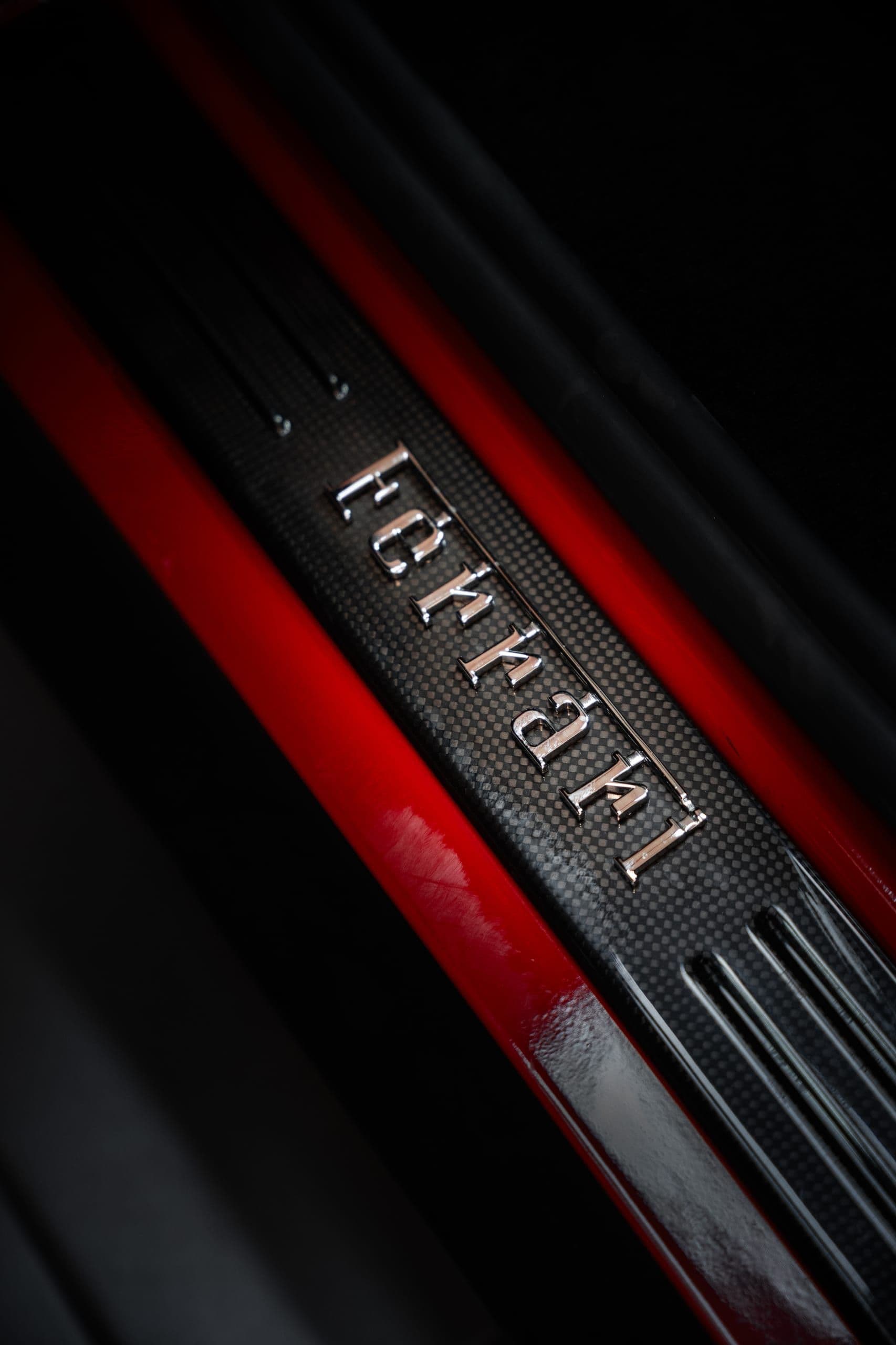 Showroom vehicle shot