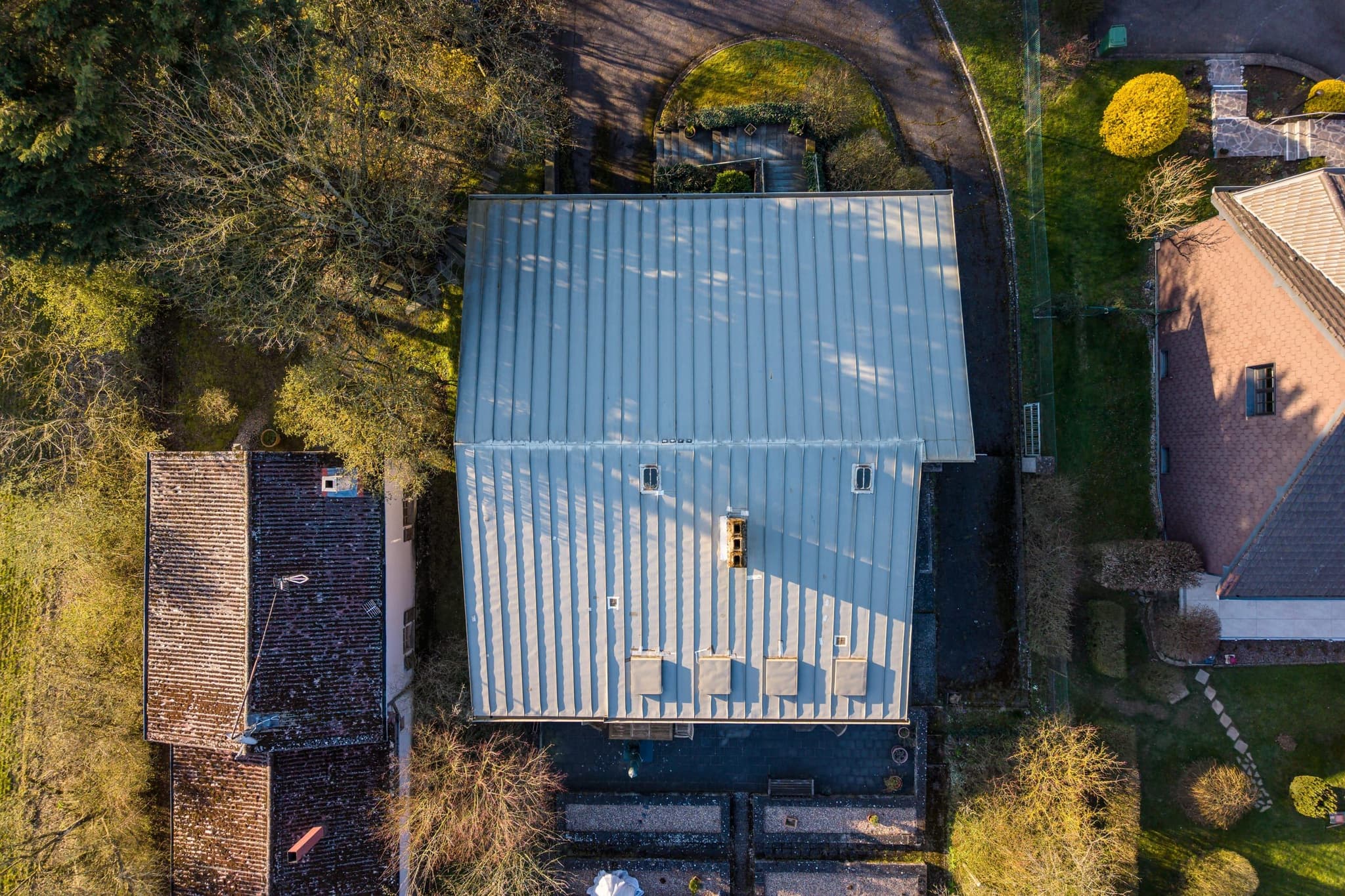 Nexvia real estate project — aerial drone overview