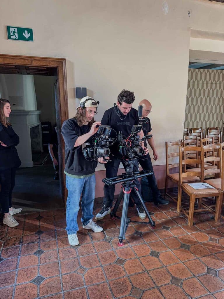 Behind the scenes — lighting rig